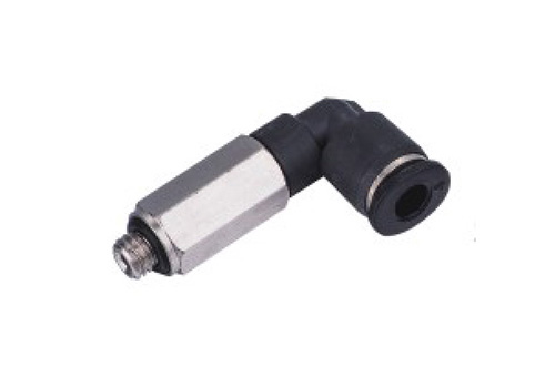 Mini Pneumatic Fittings - MPLL L-Type Extended Thread Union
