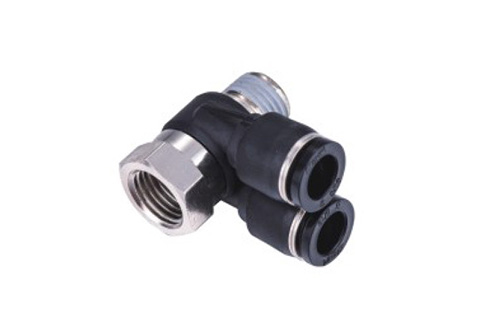 Pneumatic Fittings - EPAF Rotary Internal and External Thread Crosses