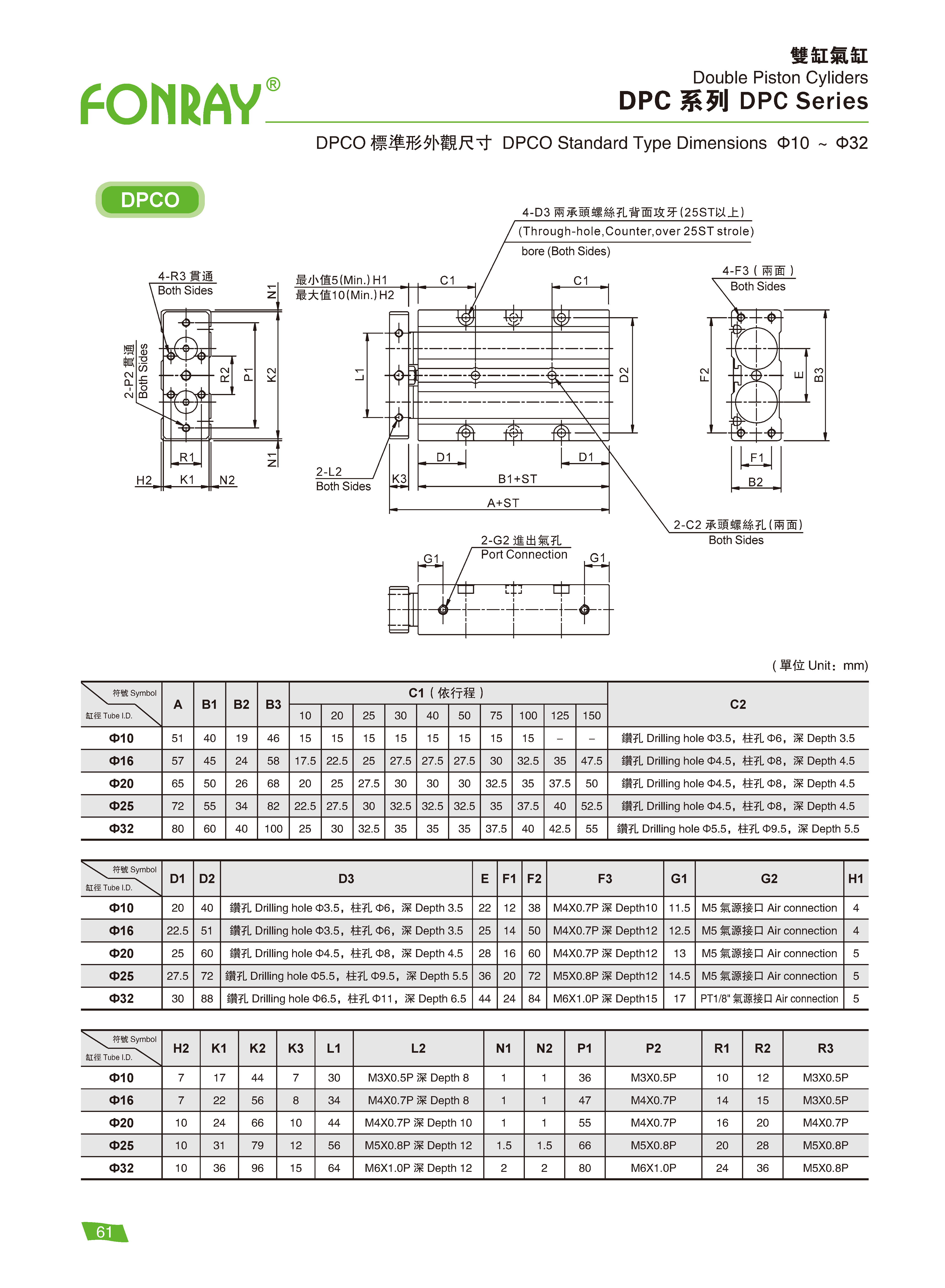 Standard Cylinders - DPC