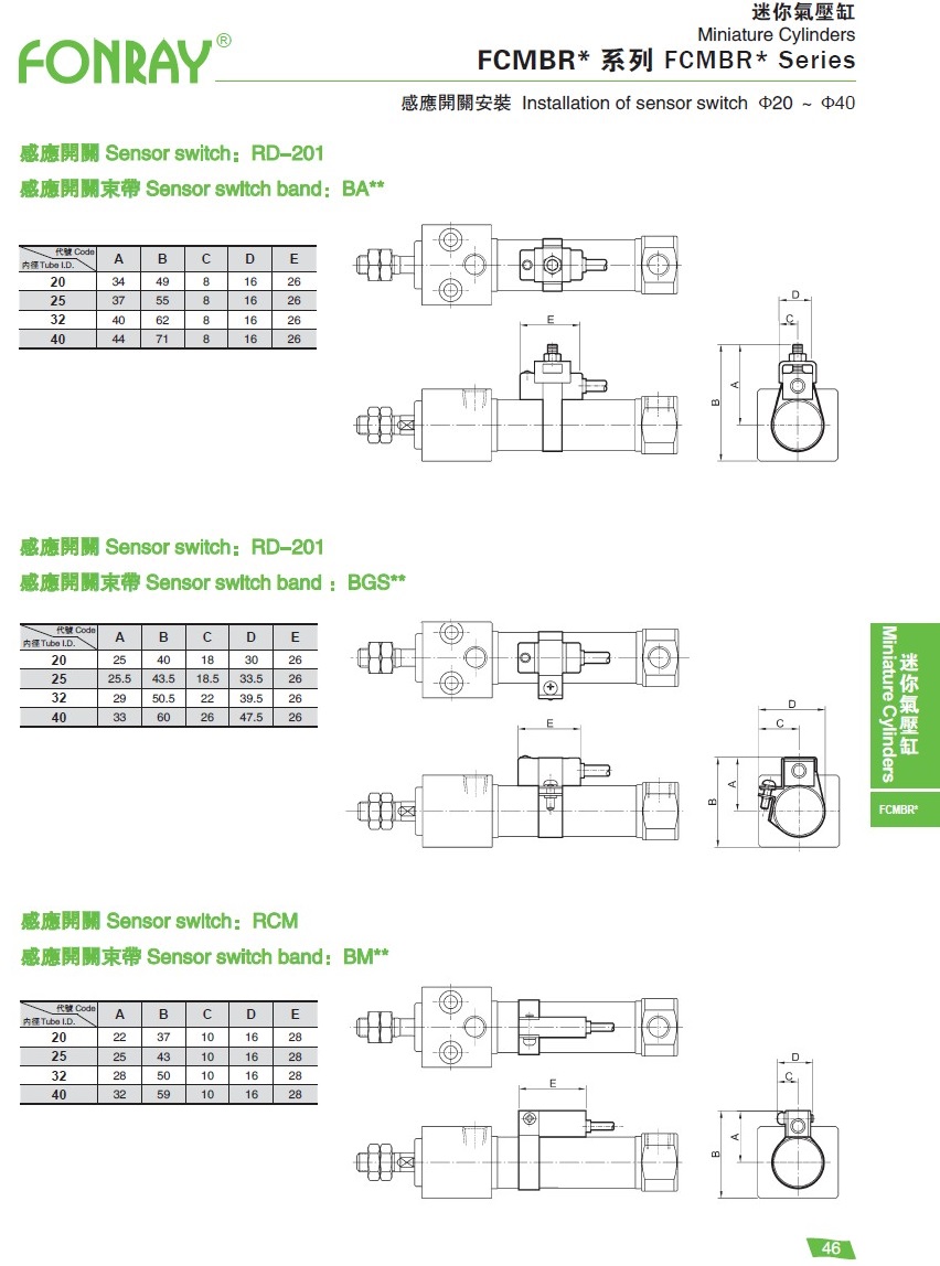 Standard Cylinders - FCMBR